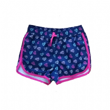 girls' beach shorts with AOP style No.: JG01312